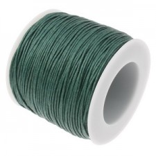 Wax cord 1.0 mm Army green